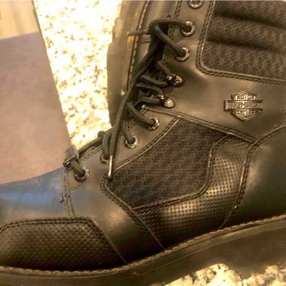 Harley Davidson Men’s Riding Boots, Size 10 1/2, Excellent Condition - Picture 2 of 12